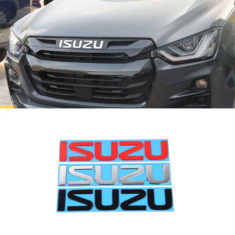 Car Accessories Australia - ISUZU Big Letter Emblem Front Badge