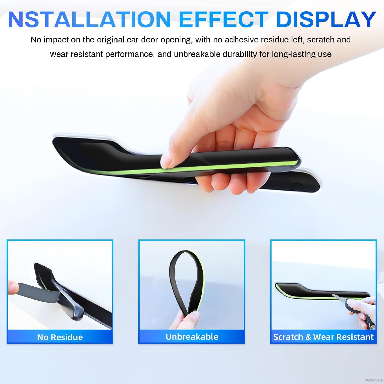 For Tesla Car Sticker Model 3  - đánh giá và giá Car Door Handle Protector