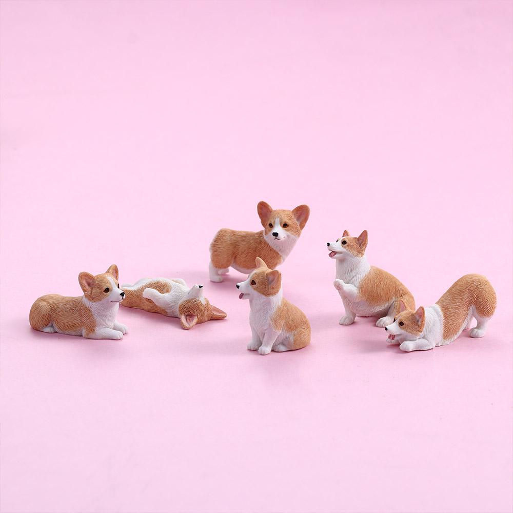 Cute Simulation Dog Miniature  - đánh giá và giá Car Accessories Oman