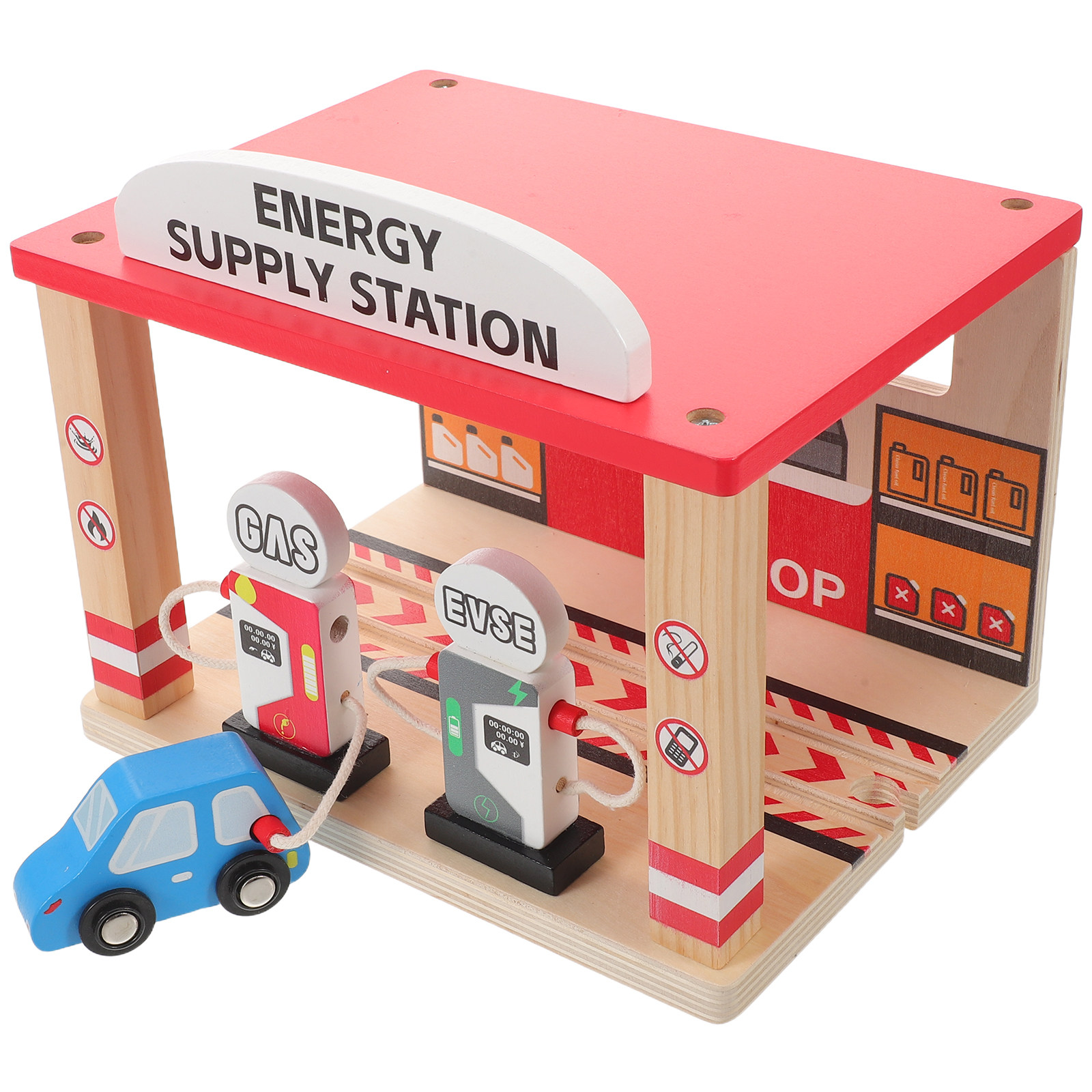 Mini Gas Station DIY Simulatio - đánh giá và giá Car Accessories Toy