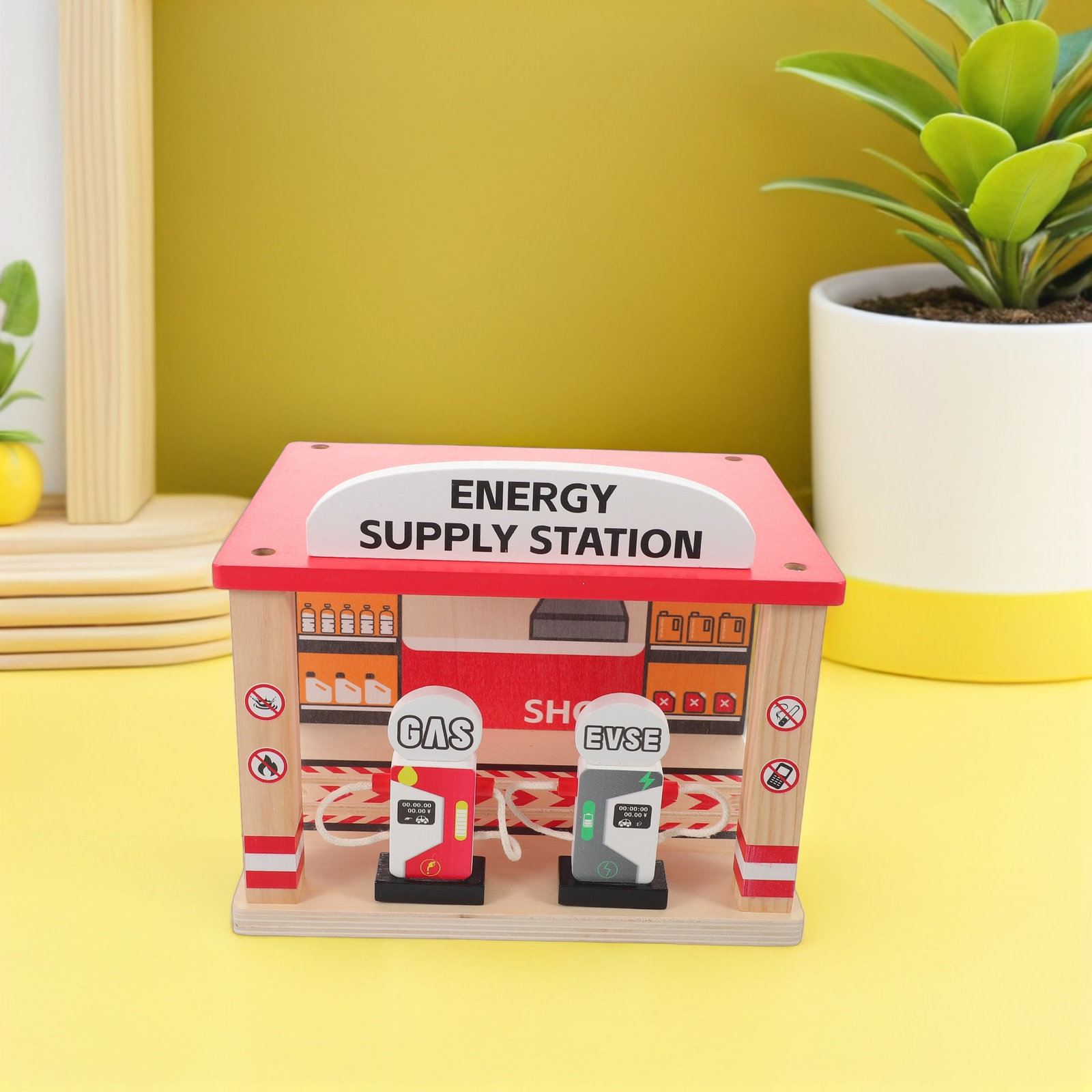 Mini Gas Station DIY Simulatio - đánh giá và giá Car Accessories Toy
