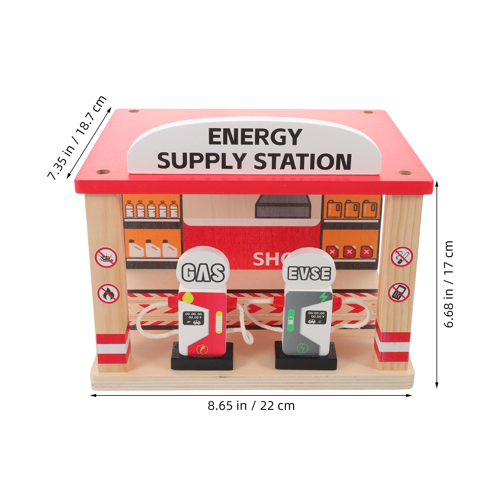 Mini Gas Station DIY Simulatio - đánh giá và giá Car Accessories Toy