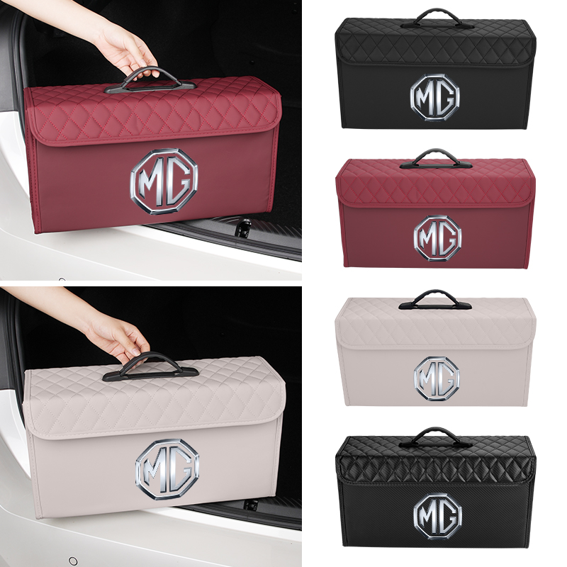Car Trunk Storage Box Leather  - đánh giá và giá Car Trunk Organizer