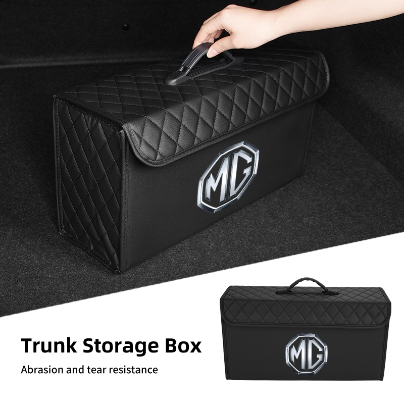 Car Trunk Storage Box Leather  - đánh giá và giá Car Trunk Organizer