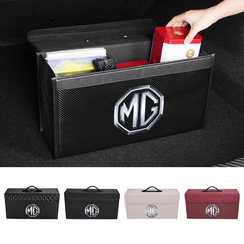 Car Trunk Storage Box Leather  - đánh giá và giá Car Trunk Organizer
