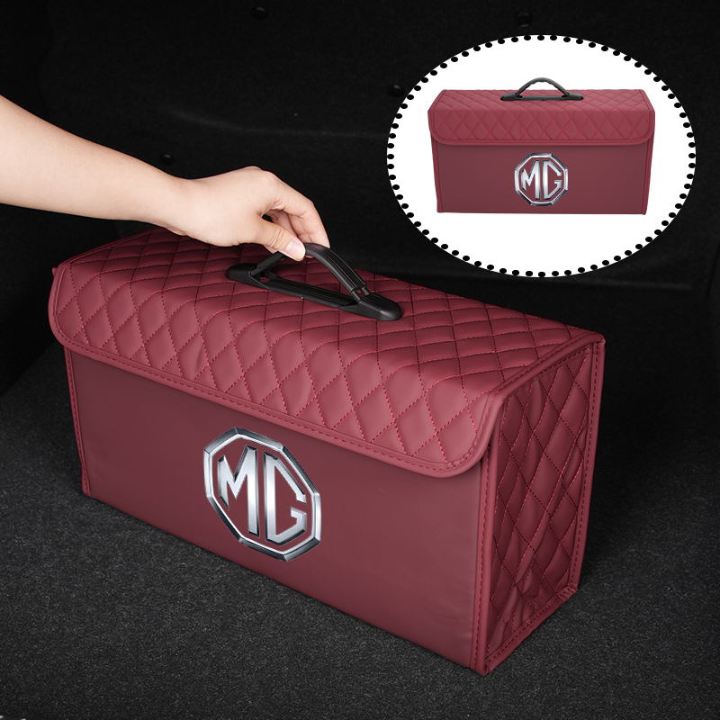 Car Trunk Storage Box Leather  - đánh giá và giá Car Trunk Organizer