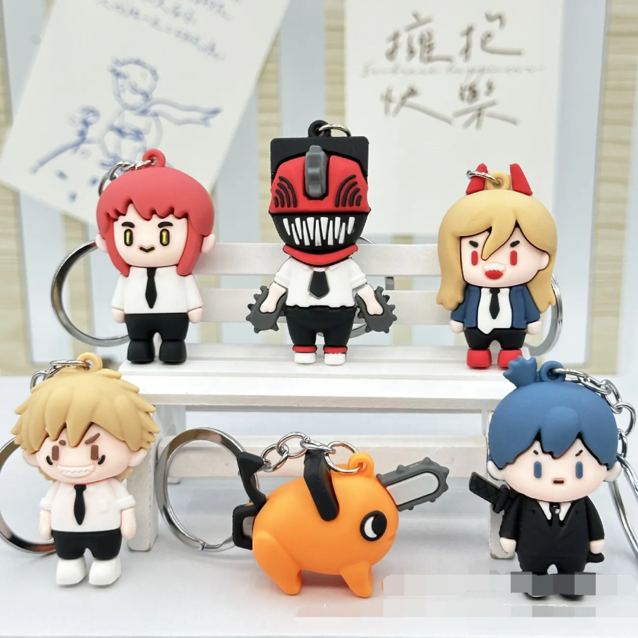 New Chainsaw Man Keychain Cart - đánh giá và giá Car Accessories Oman