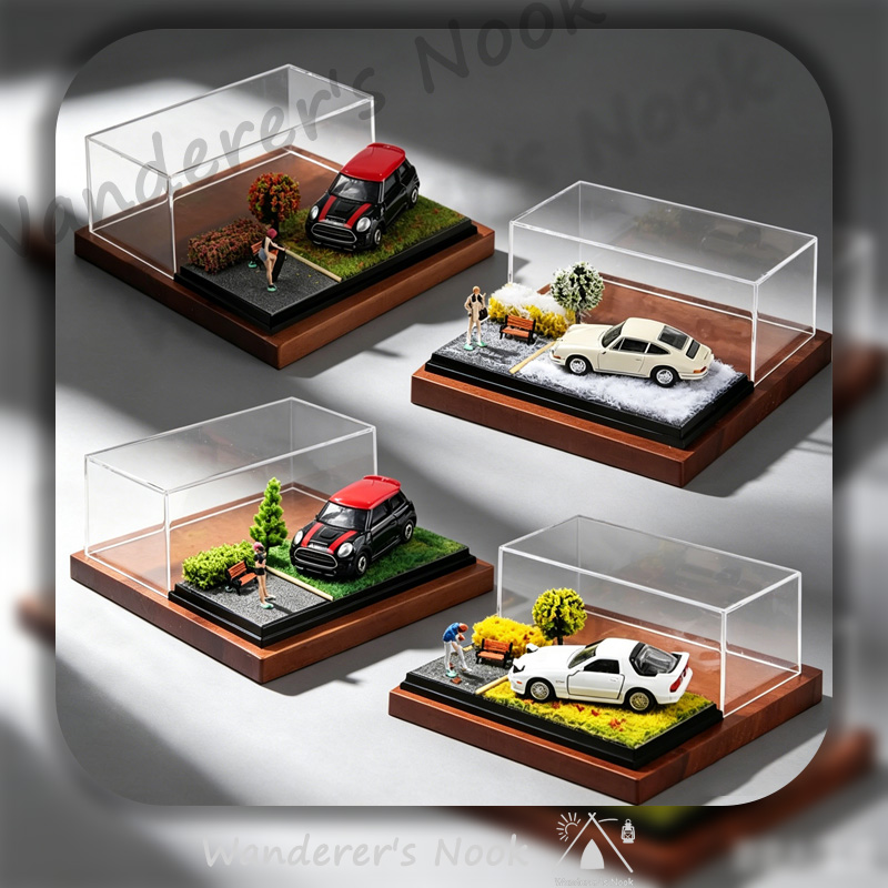 New 1:64 Car Model Scene Displ - đánh giá và giá Car Accessories Oman