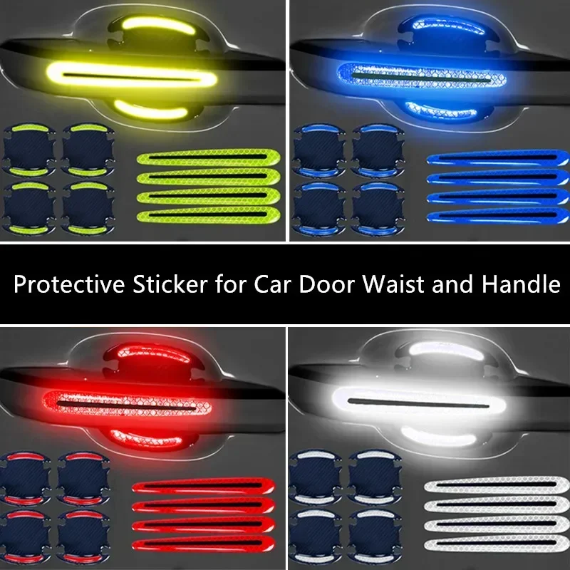 4/8PCS Car Door Reflective Sti - đánh giá và giá Car Door Handle Protector