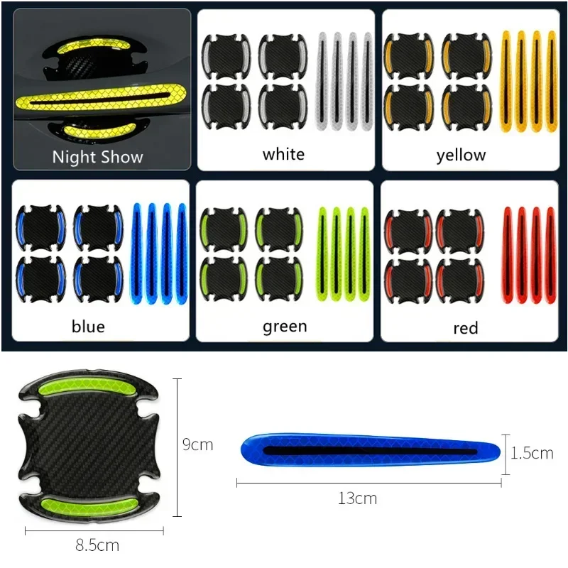 4/8PCS Car Door Reflective Sti - đánh giá và giá Car Door Handle Protector