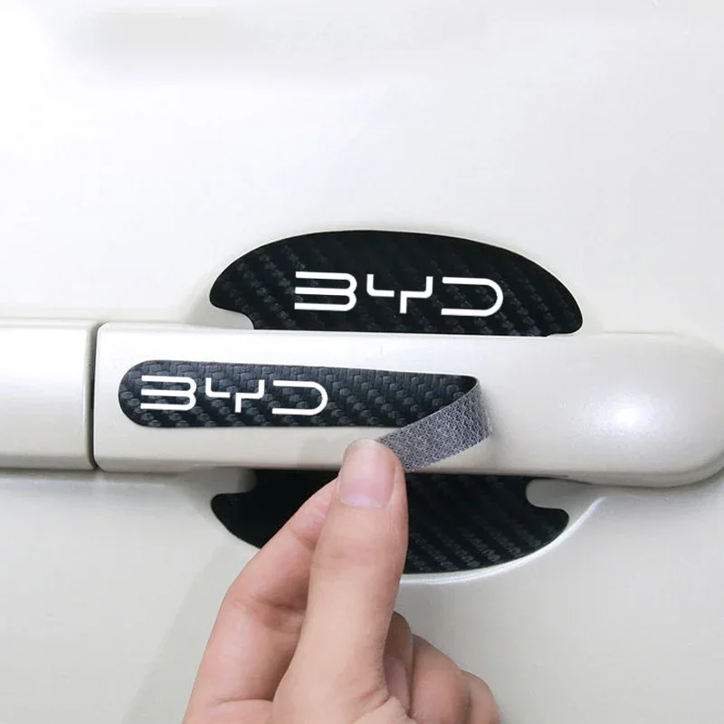 8Pcs Carbon Fiber Car Door Han - đánh giá và giá Car Door Handle Protector